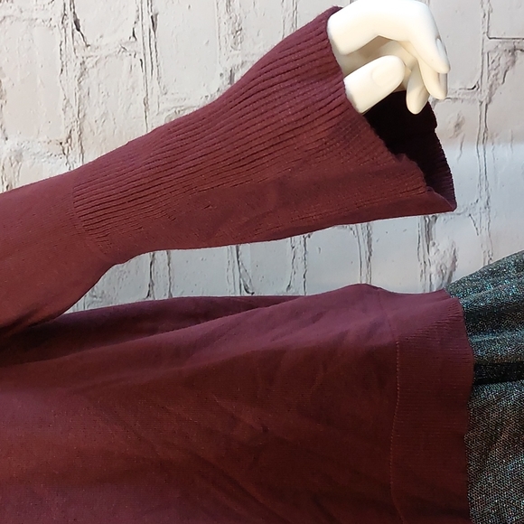 Purple Lane Bryant Widneck Plum Bell Sleeve Sweater NWT 18/20 2X - Picture 4 of 8